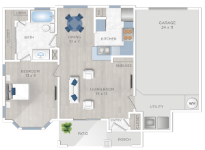One Bedroom Apartments in Jersey Village