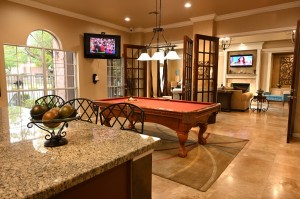 Apartments in Jersey Village, TX  - Billiards Room with TV  